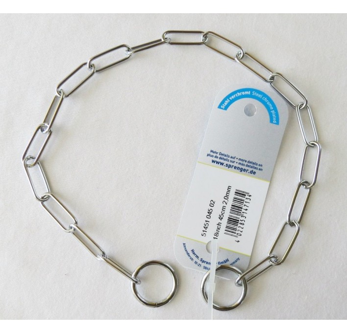 Collar de acero cromado Herm Sprenger 51451