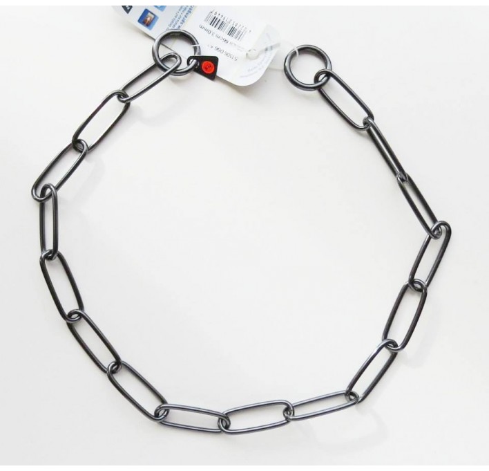 Collar de acero inoxidable negro 51506 Herm Sprenger