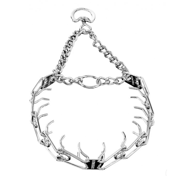 Collar de púas de acero cromado de 2,25 mm Herm Sprenger.
