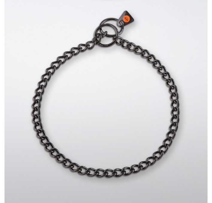 Collar de acero inoxidable negro 50903 Herm Sprenger