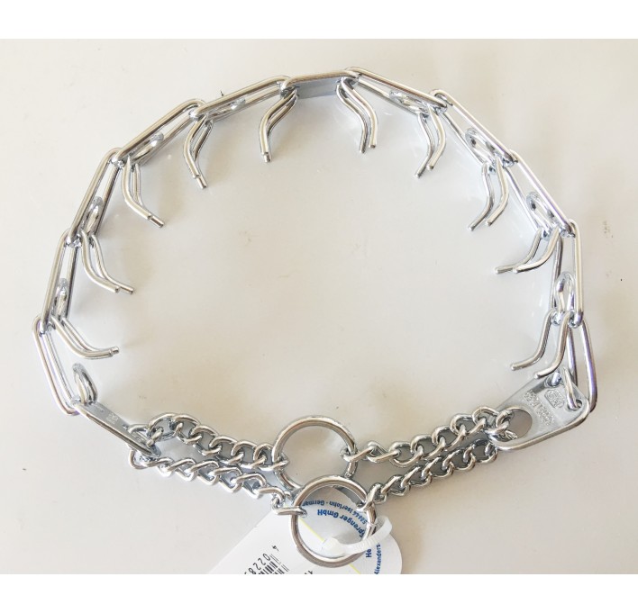 Collar de púas de acero cromado de 2,25 mm Herm Sprenger.