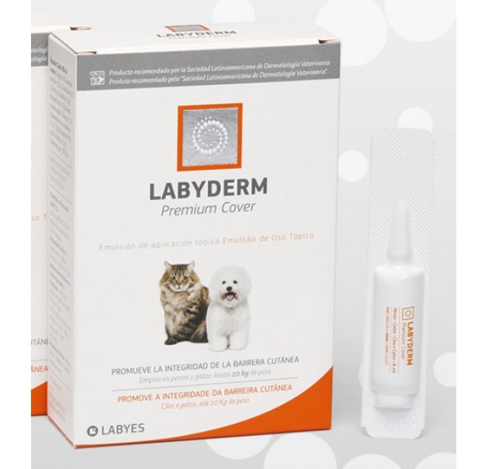 Labyderm Premium Cover ampolla regeneradora que colabora con la barrera protectora de la piel